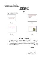Đề kiểm tra học kì I môn Tin học 9 - năm học 2014 - 2015 - Trường THCS Lưu Văn Mót